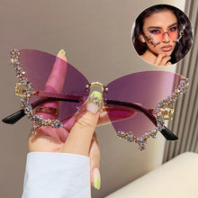 Load image into Gallery viewer, Luxury Diamond Butterfly Sunglasses