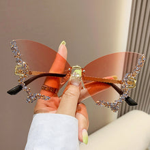 Load image into Gallery viewer, Luxury Diamond Butterfly Sunglasses