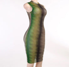 Load image into Gallery viewer, Mesh Bodycon Mini Dress