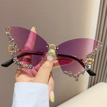Load image into Gallery viewer, Luxury Diamond Butterfly Sunglasses